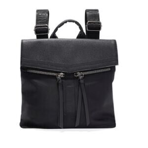 NWT Botkier Mini Backpack Black Nylon Minimalist Gorpcore Neutral